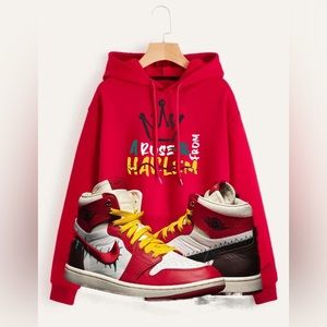 A Rose From Harlem Crop Hoodie to match the Teyana Taylor Air Jordan 1’s.